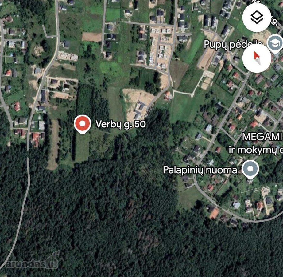 Parduodamas namų valdos sklypas Didžiojoje