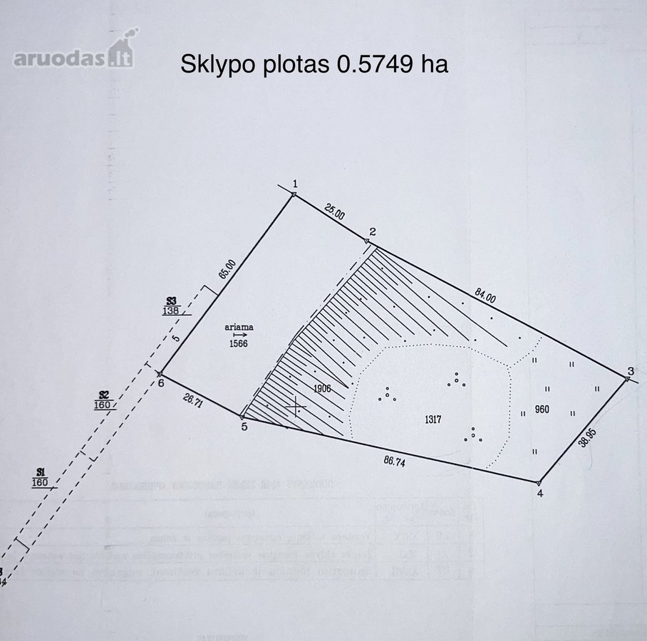 Parduodamas 0.5749 ha sklypas su patvirtintu - nuotraukos Nr. 9
