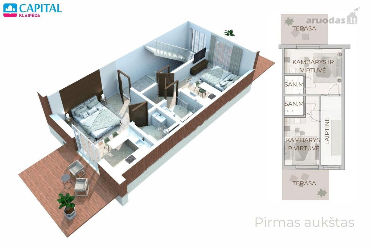 Parduodami Apartamentai Naujame Projekte - nuotraukos Nr. 17
