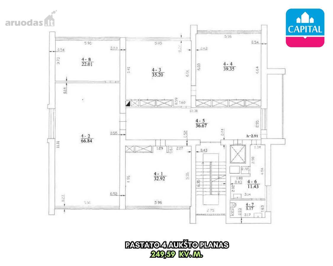Parduodamos komercinės patalpos Šiaulių - nuotraukos Nr. 32