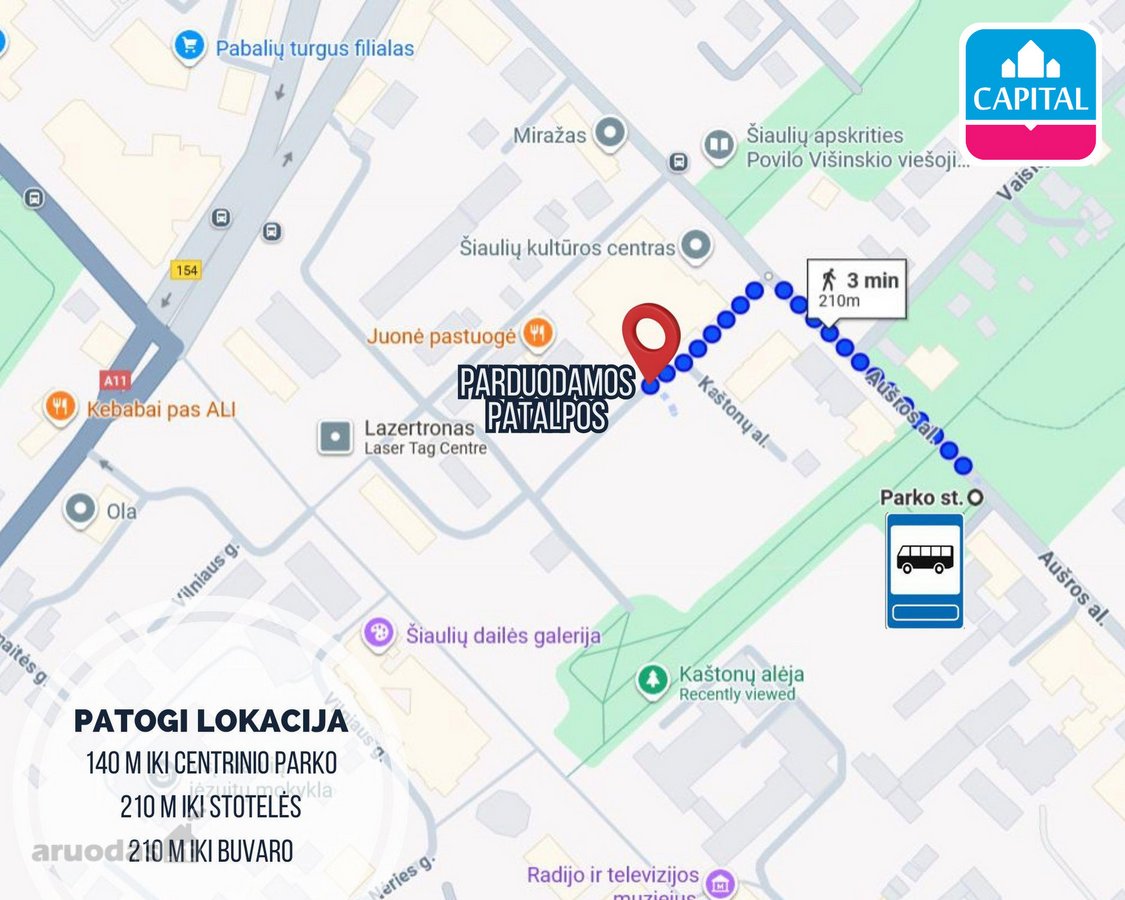 Parduodamos komercinės patalpos Šiaulių - nuotraukos Nr. 44