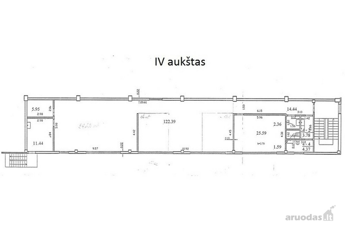 Nuomojamos administracinės paskirties 60 kv.m - nuotraukos Nr. 18