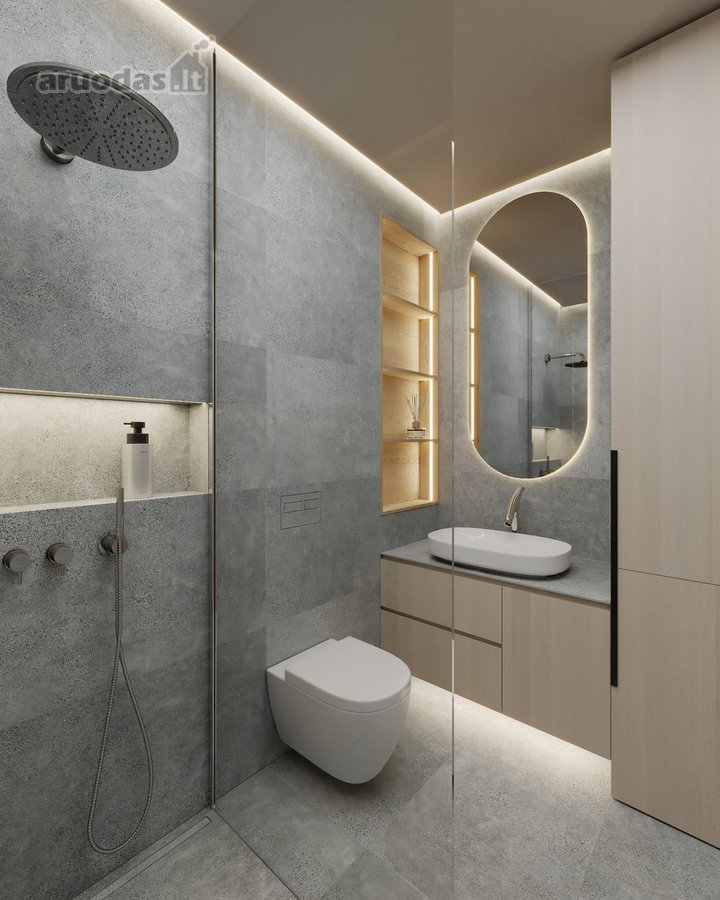 Parduodamas trijų kambarių 69,71 m2 butas