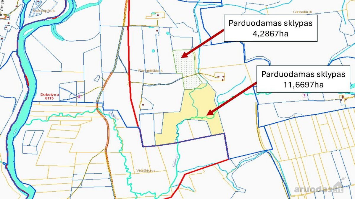 Parduodami du žemės sklypai (Eimantikšių k., - nuotraukos Nr. 2