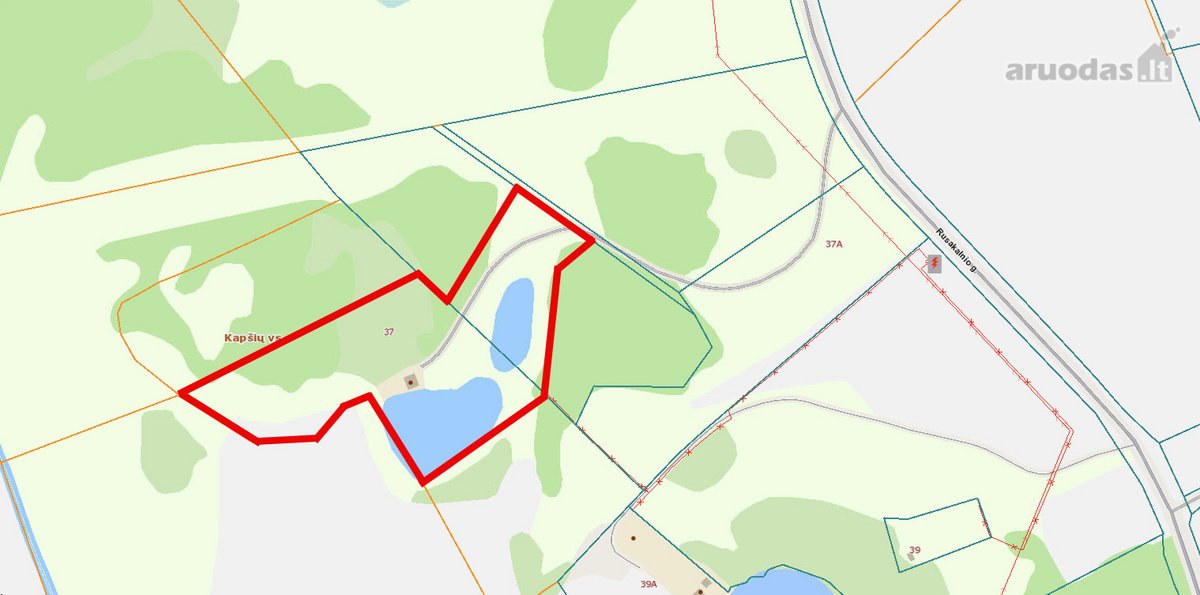 Parduodama rąstinė sodyba su pirtimi ant - nuotraukos Nr. 34