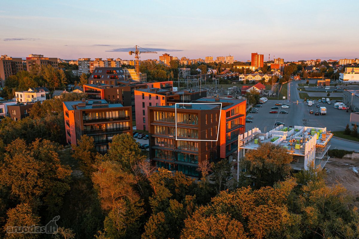 Penthouse 6 k. butas per 2 aukštus su panorama 