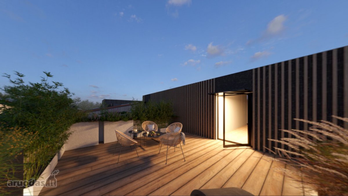 Penthouse 6 k. butas per 2 aukštus su panorama  - nuotraukos Nr. 21
