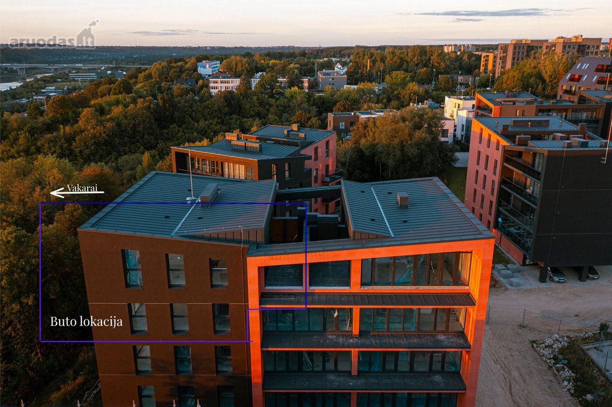 Penthouse 7 k. butas per 2 aukštus su panorama  - nuotraukos Nr. 5