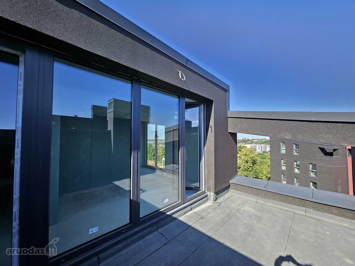 Penthouse 7 k. butas per 2 aukštus su panorama  - nuotraukos Nr. 8
