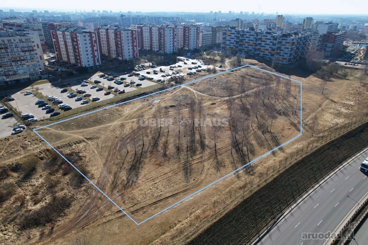 Parduodamas Sklypas daugiabučių statybai,