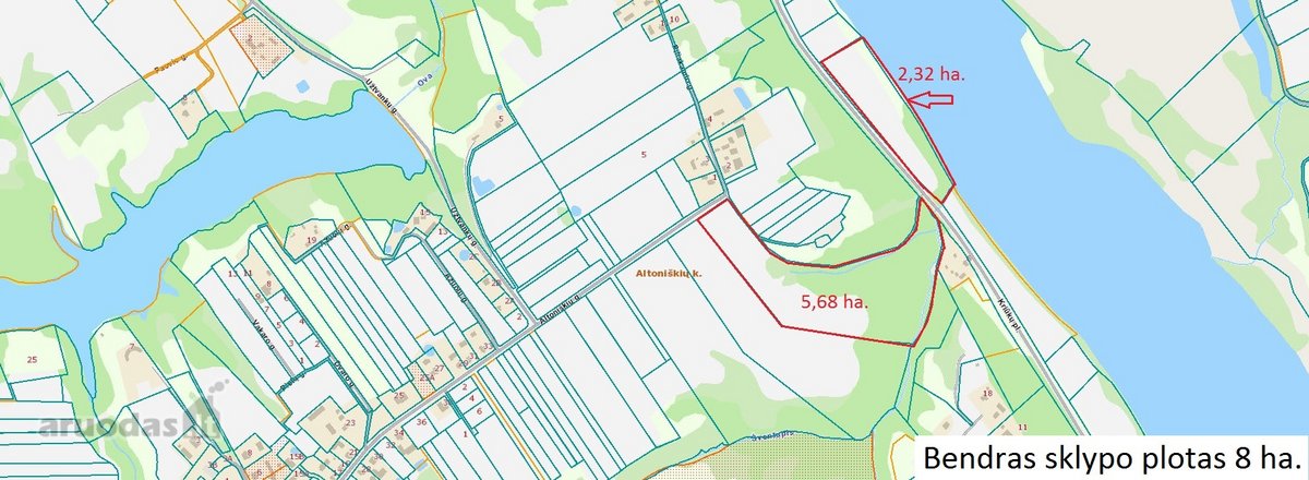 Parduodamas 8 ha žemės ūkio paskirties - nuotraukos Nr. 10