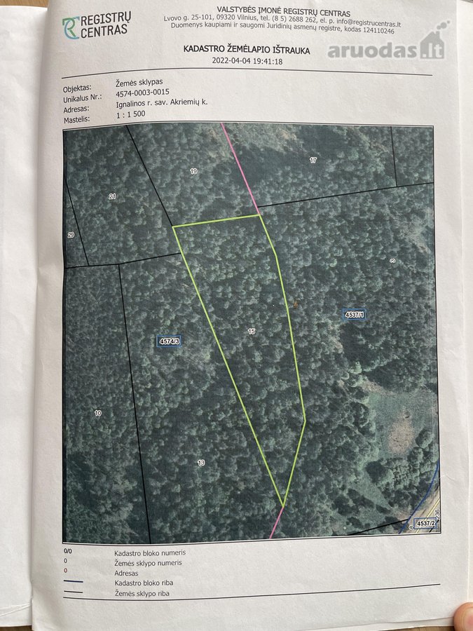 Parduodamas 5.5ha žemės sklypas, 3.7ha yra - nuotraukos Nr. 3