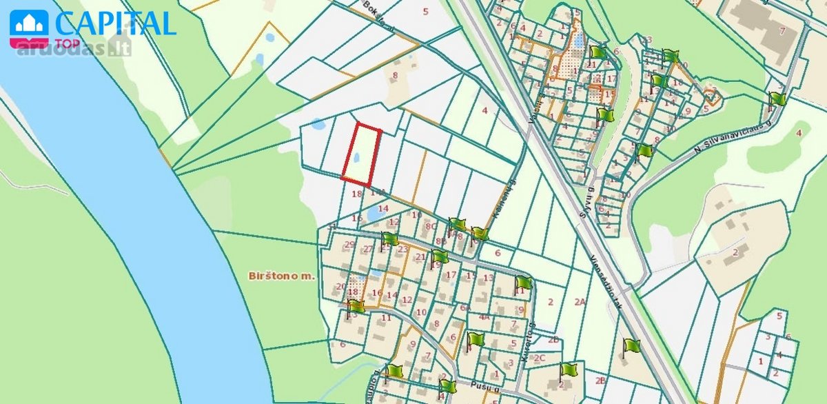 Parduodamas 43 arų sklypas Birštone – - nuotraukos Nr. 11