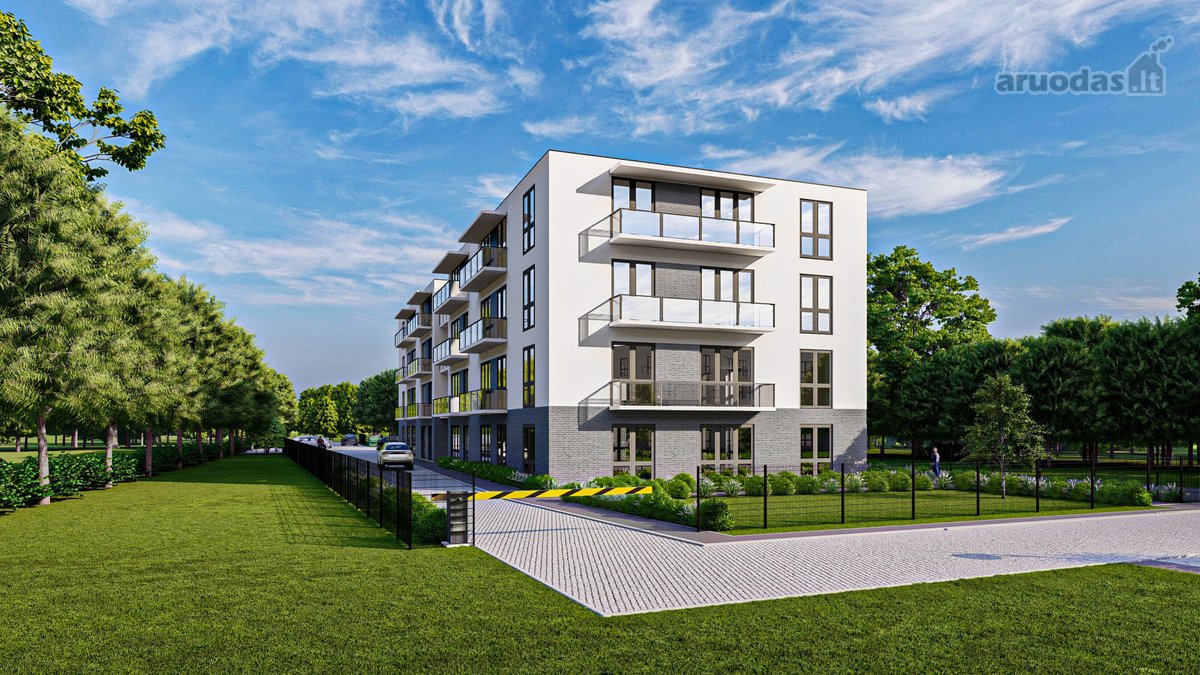 Projektą sudaro trys daugiabučiai. Pastatai - nuotraukos Nr. 11
