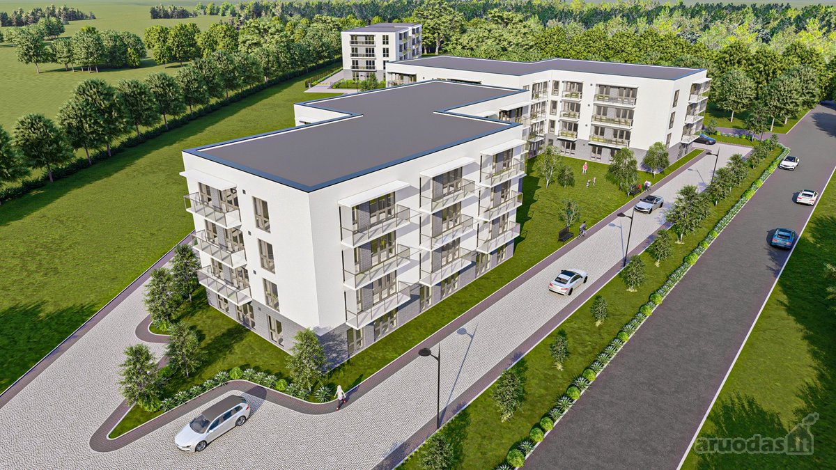 Projektą sudaro trys daugiabučiai. Pastatai - nuotraukos Nr. 14