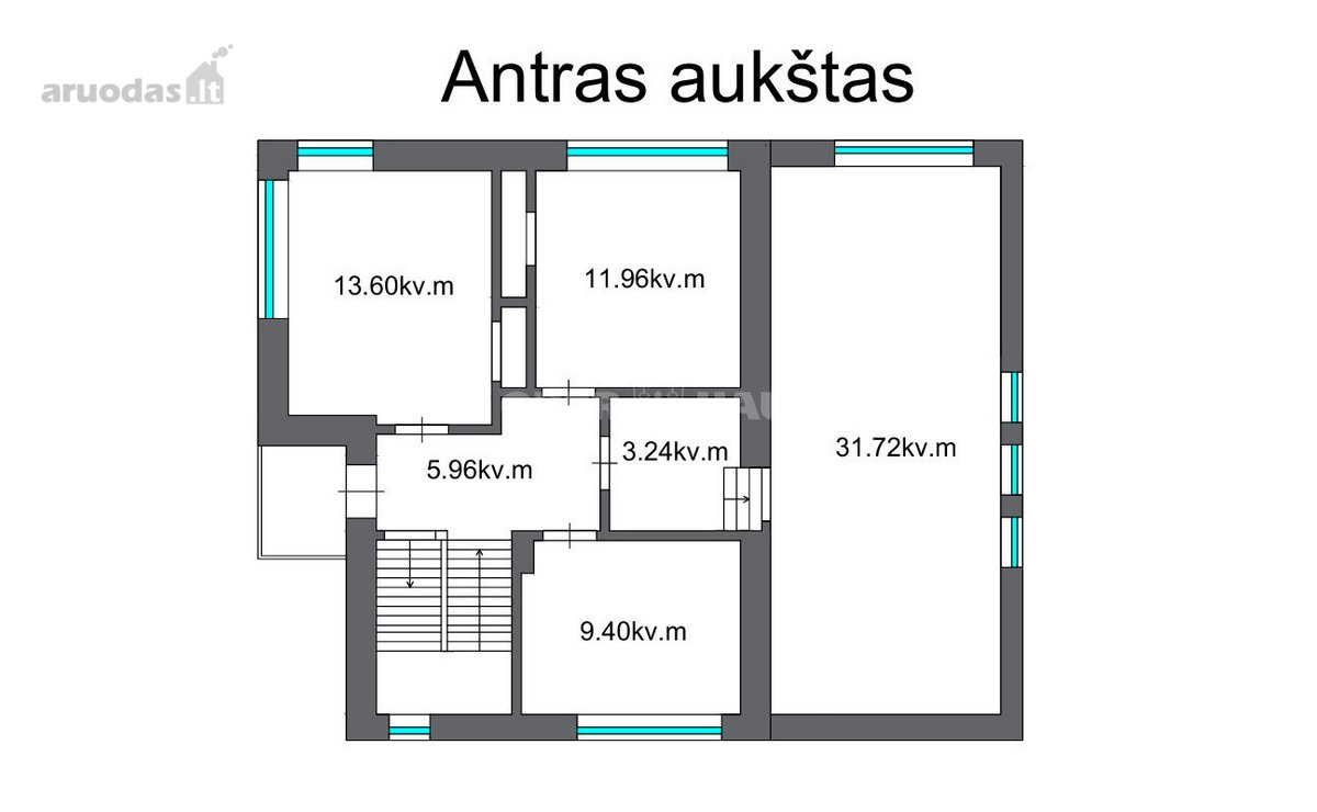 Parduodamas erdvus mūrinis namas Garliavoje, - nuotraukos Nr. 18