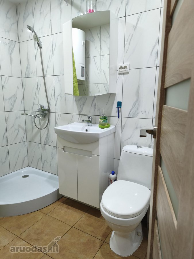 Butas dviejų kambarių, virtuvė, koridorius ir