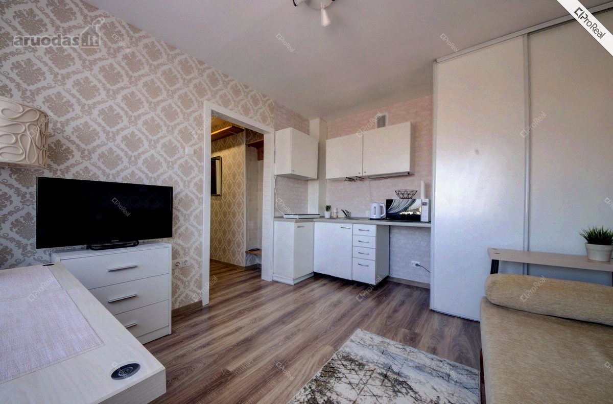 Ką tik suremontuotas studio tipo butas su - nuotraukos Nr. 2