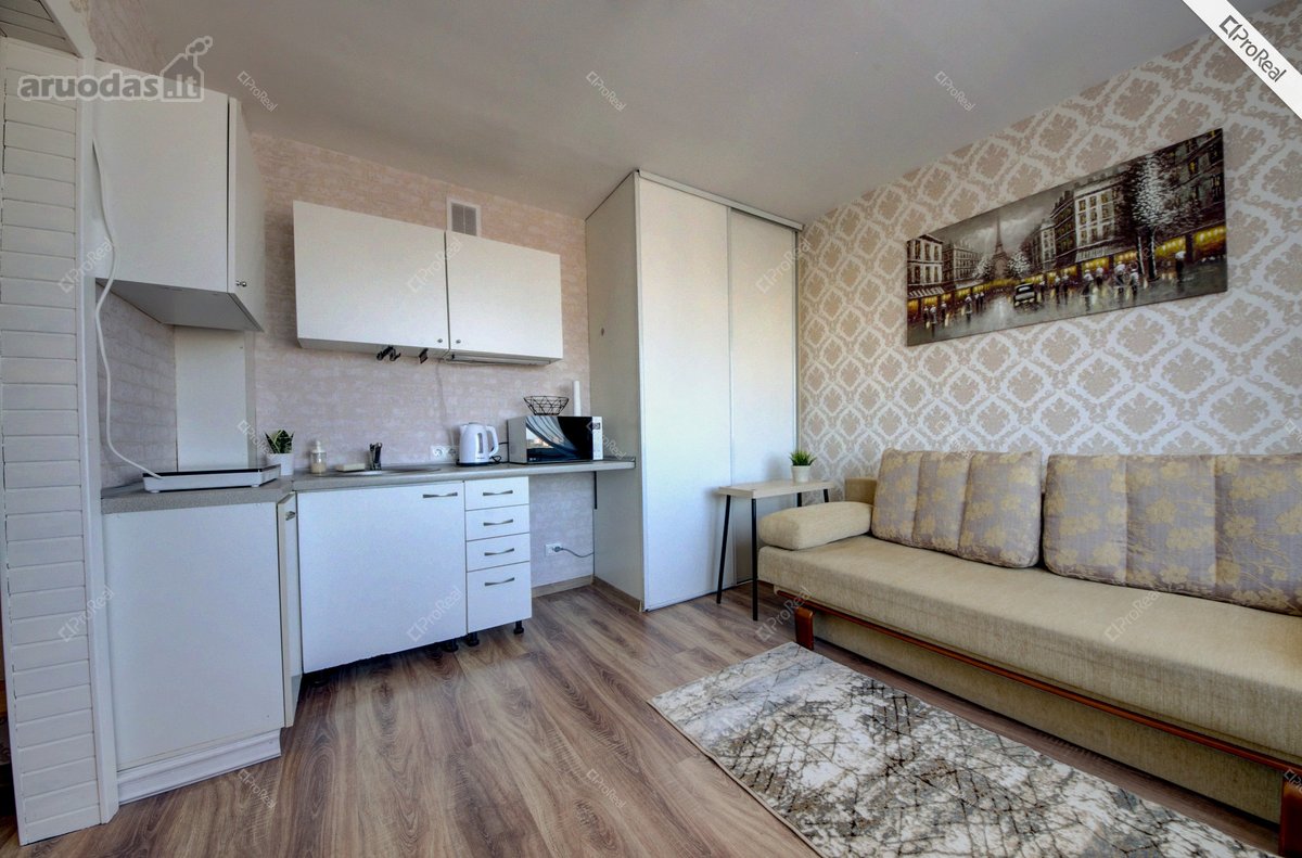 Ką tik suremontuotas studio tipo butas su - nuotraukos Nr. 3