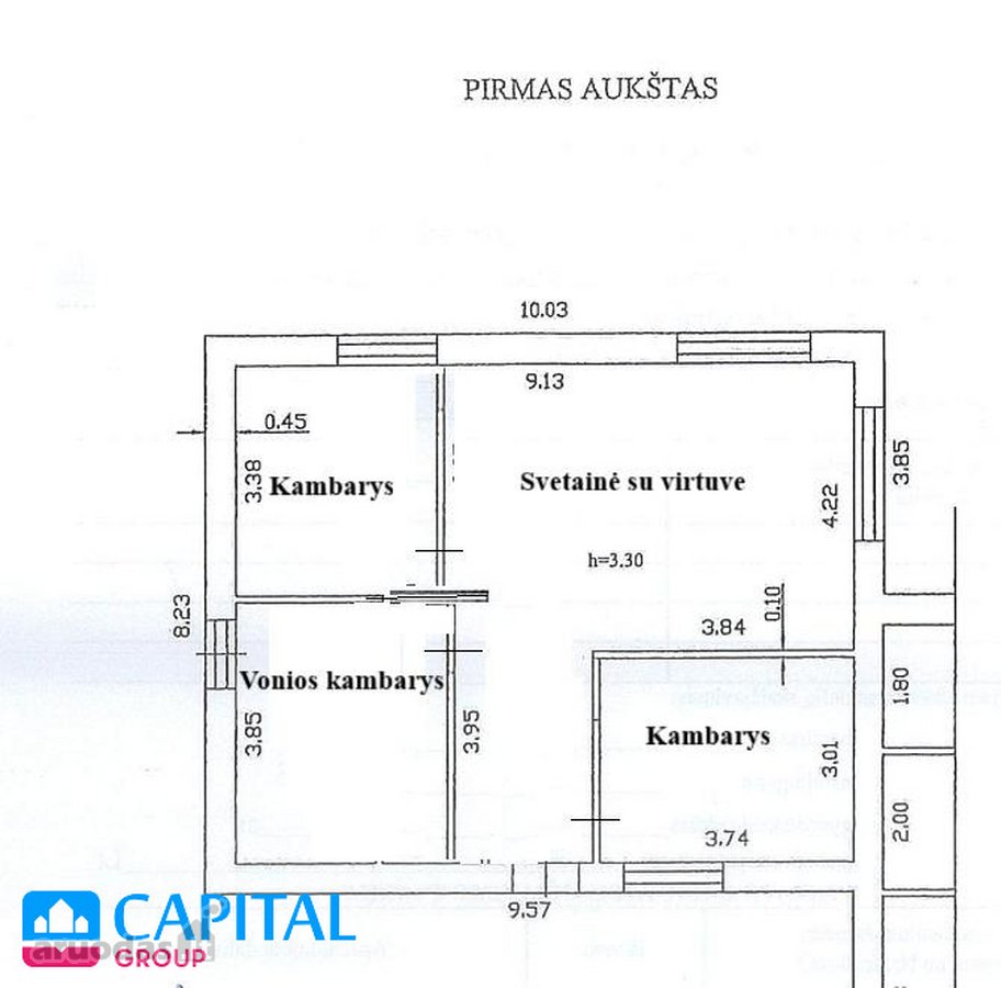 Parduodamas Pilnai Įrengtas, 3 Kambarių Butas - nuotraukos Nr. 21