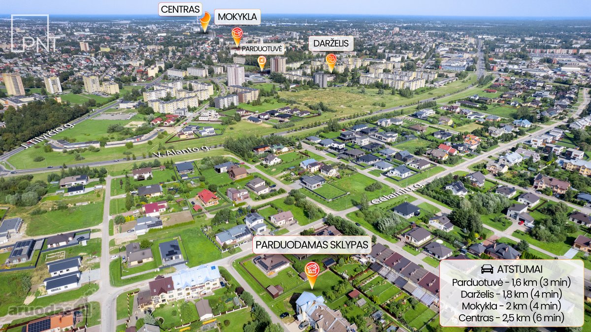 Parduodamas namų valdos sklypas su projektu - nuotraukos Nr. 2