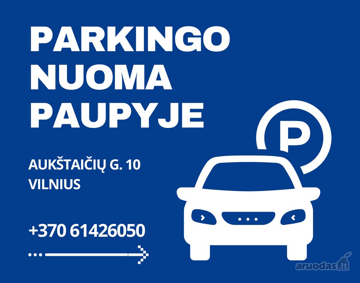 Nuomojama automobilių parkavimo vieta - nuotraukos Nr. 3