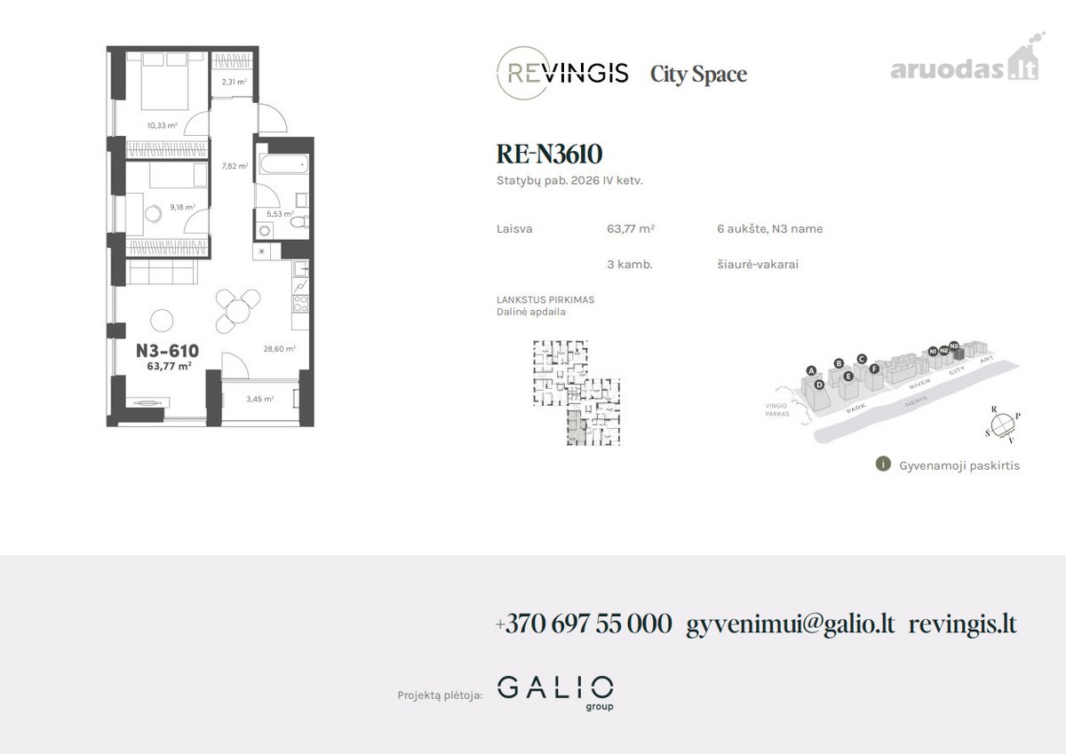 Revingio kvartalas įsikūręs kaimynystėje su - nuotraukos Nr. 2