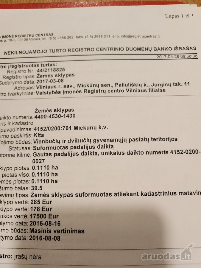 Parduodami n/v sklypai.elektra,asfaltuotas - nuotraukos Nr. 8