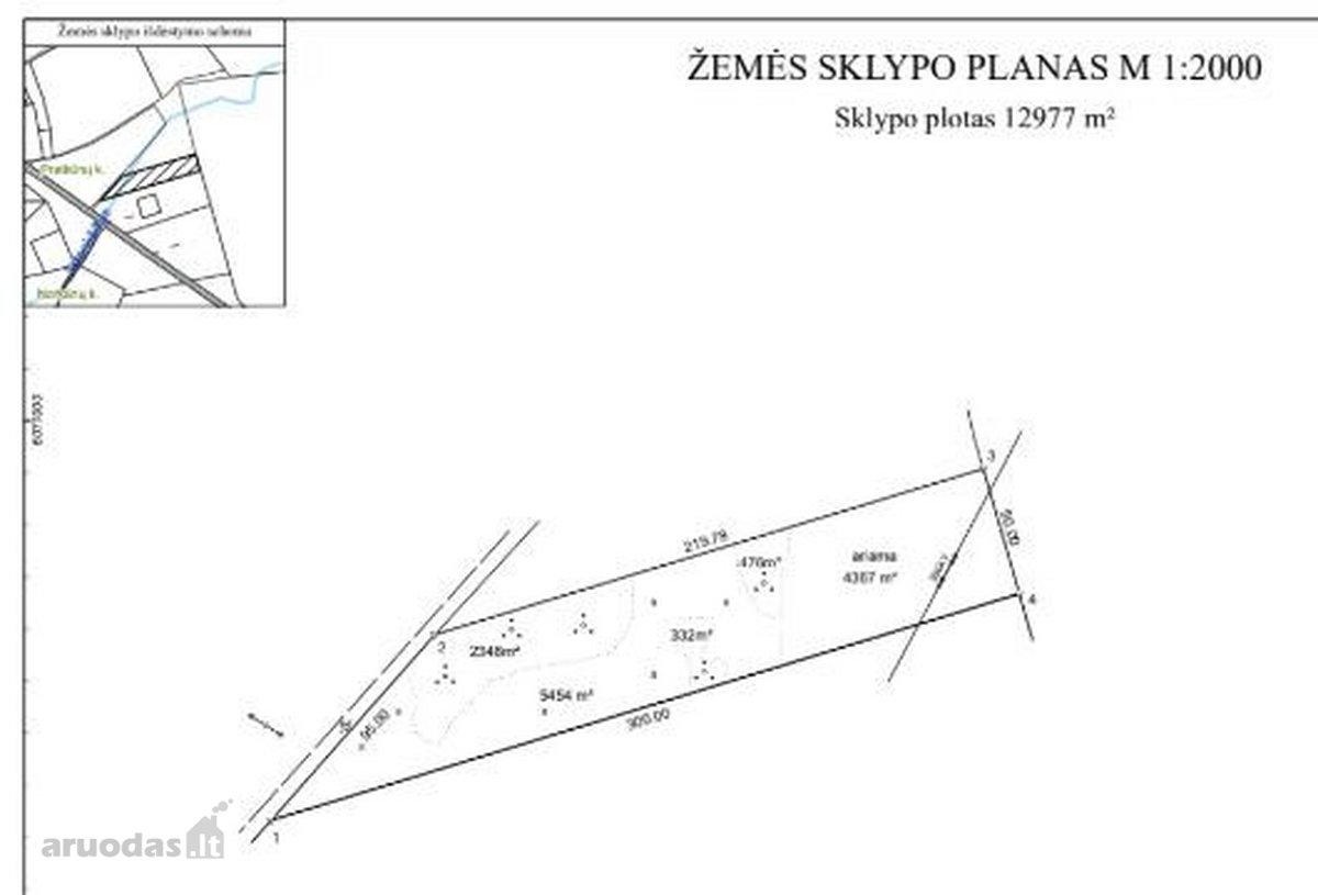 Parduodamas (be tarpininkų) 1,2977 ha sklypas. - nuotraukos Nr. 2