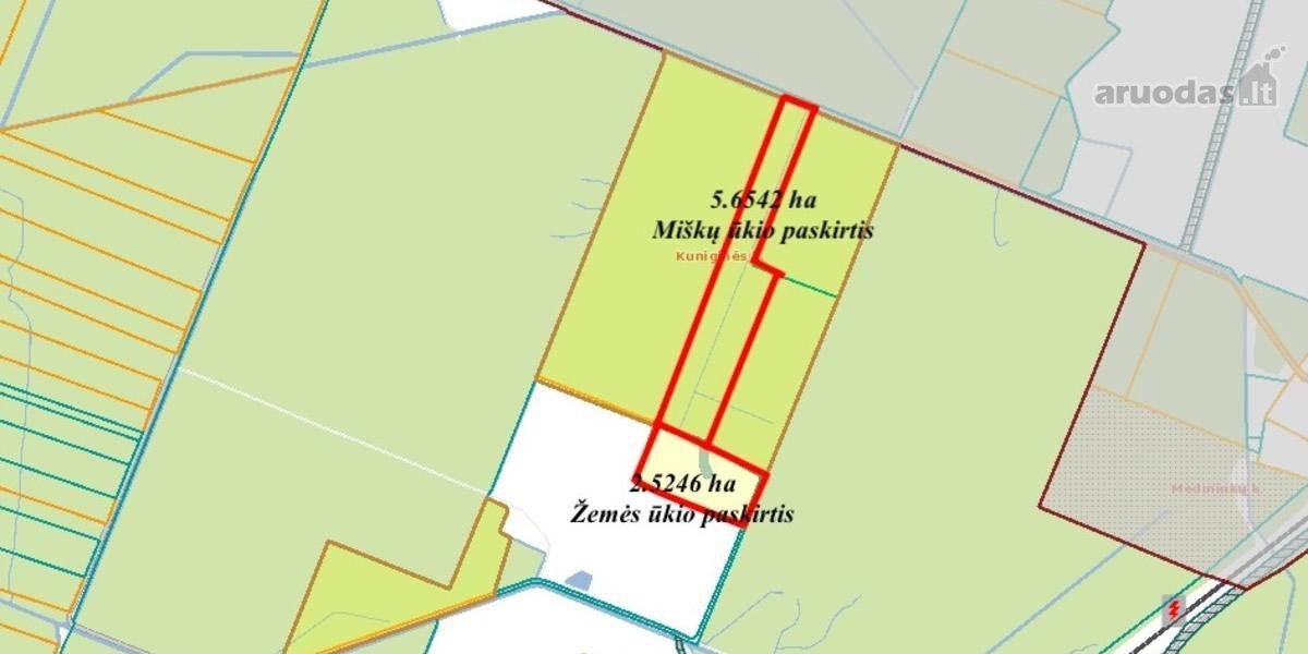 Parduodami 8,17 ha sklypai Kuniginės kaime su - nuotraukos Nr. 15