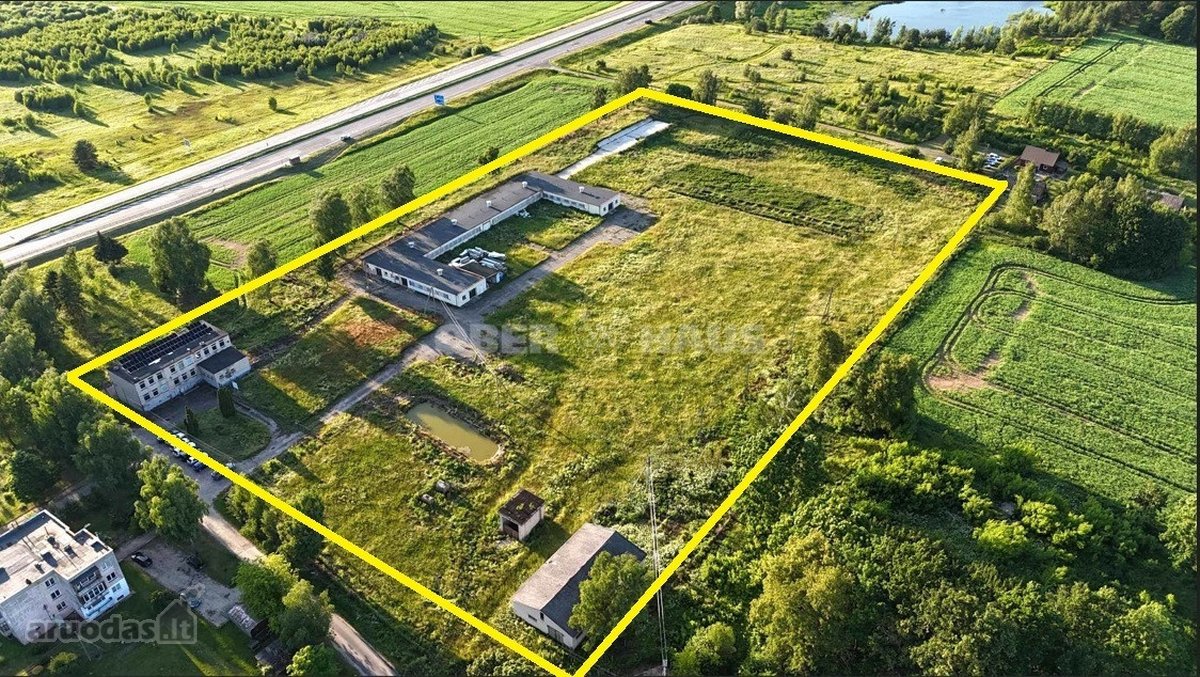 Arduodamai Pastatai Su 3,7545 Ha Sklypu Ir