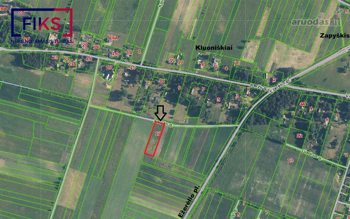 Parduodamas 36,35 A Namų Valdos Sklypas