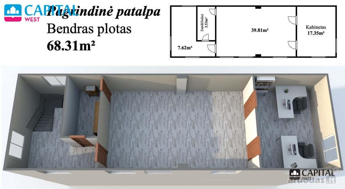 Parduodamos patalpos yra labai judrioje - nuotraukos Nr. 7