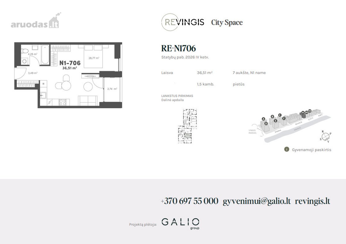 Revingio kvartalas įsikūręs kaimynystėje su - nuotraukos Nr. 2