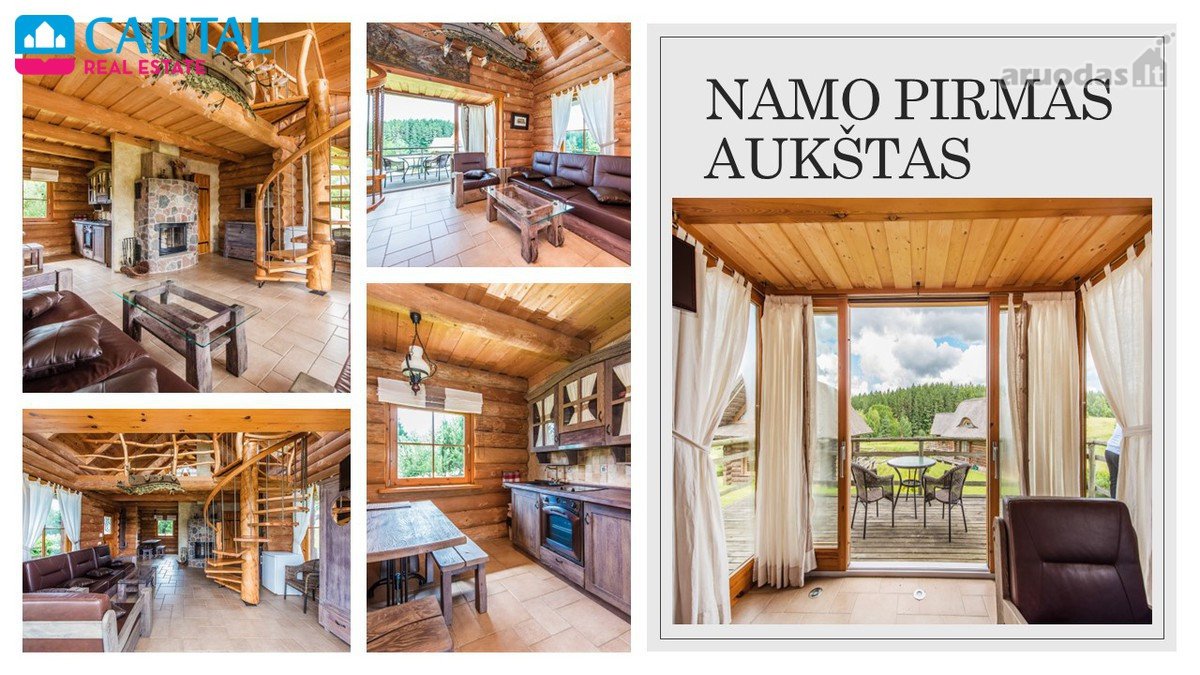 Parduodamas Išskirtinis Rąstinis Namas - nuotraukos Nr. 11
