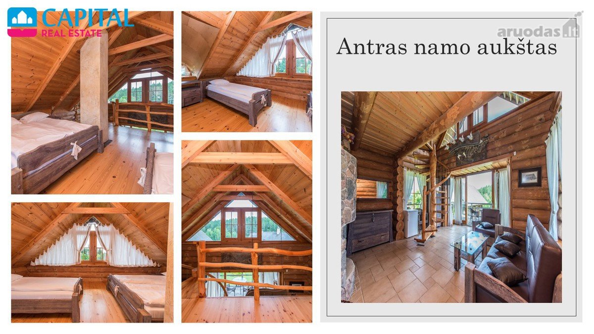 Parduodamas Išskirtinis Rąstinis Namas - nuotraukos Nr. 16