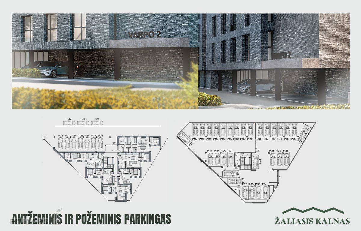 Naujos statybos apartamentai prestižiniame - nuotraukos Nr. 35