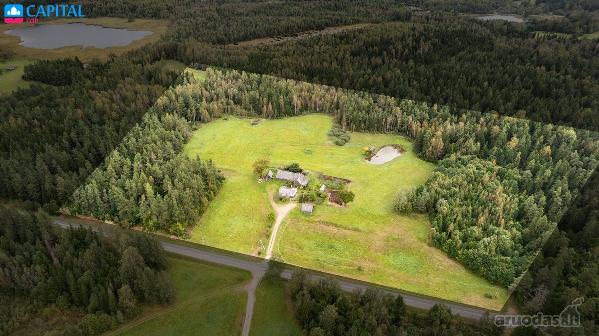 Parduodama išskirtinė 18,48 ha sodyba
