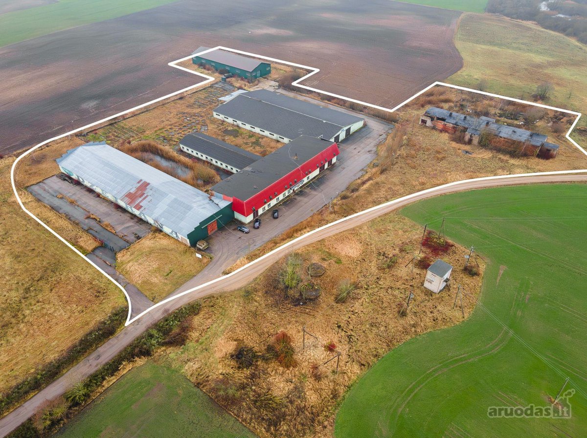 Parduodami 3 Sandėliai Su 1,88 Ha Sklypu –