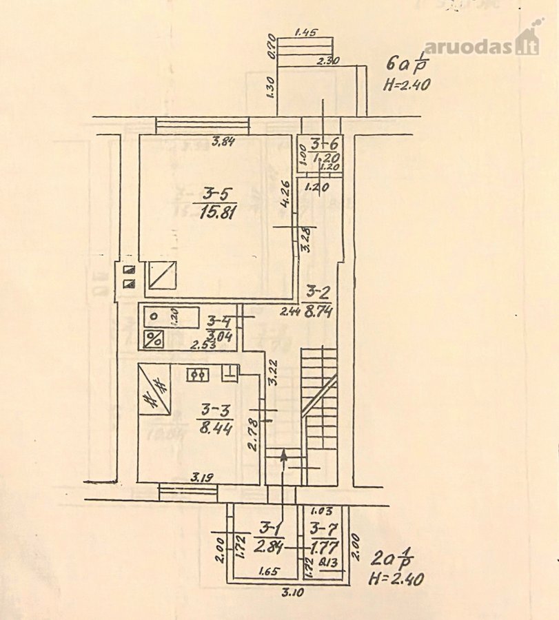 Parduodamas erdvus per du aukštus įrengtas 79 - nuotraukos Nr. 23