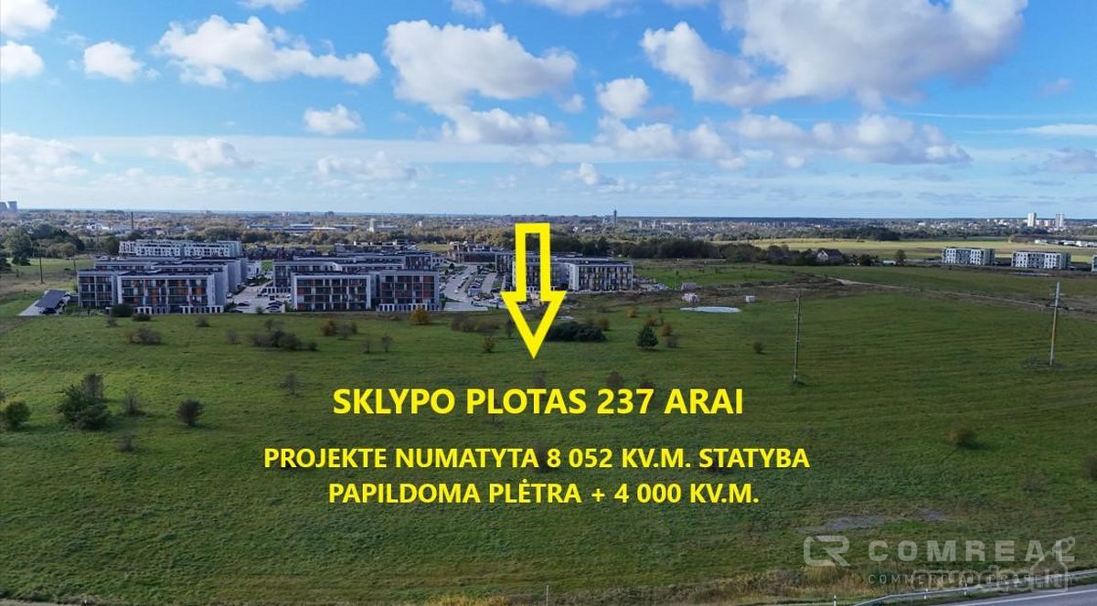 Parduodamas Komercinės Paskirties Sklypas Su - nuotraukos Nr. 2