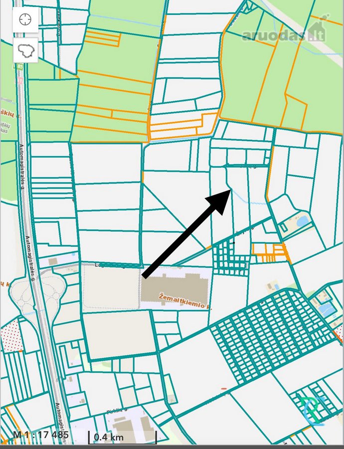 Parduodamas 3,91 ha Sklypas Kauno Raj.,