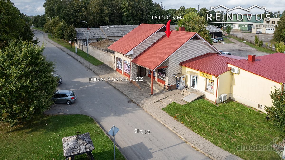 Parduodamos komercinės paskirties patalpos su