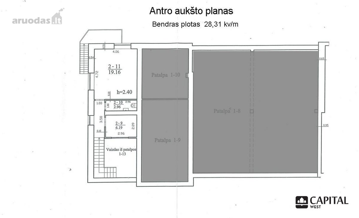 Parduodamos patalpos yra labai judrioje - nuotraukos Nr. 10