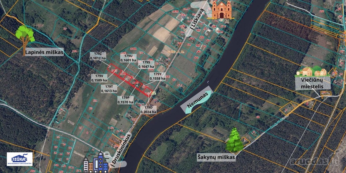 Parduodami namų valdos paskirties žemės - nuotraukos Nr. 2