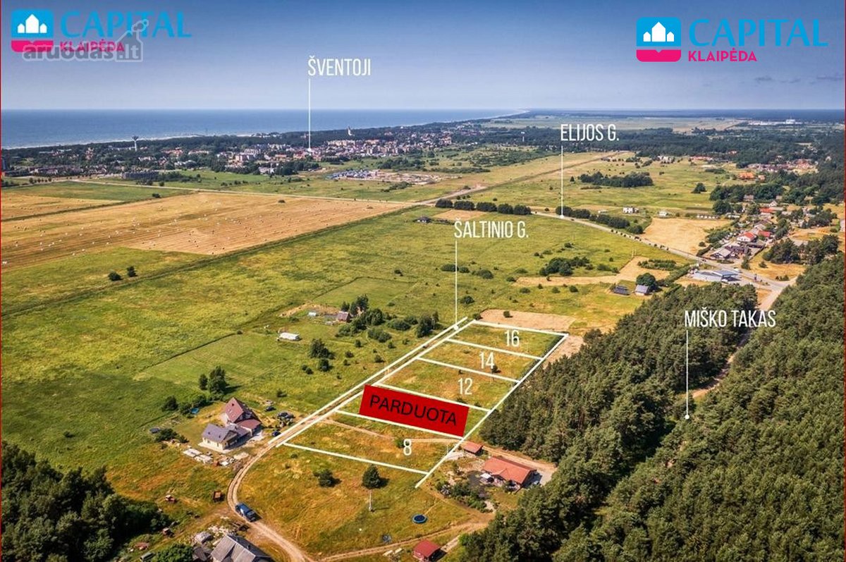 Parduodamas sklypas gyv. namo statybai