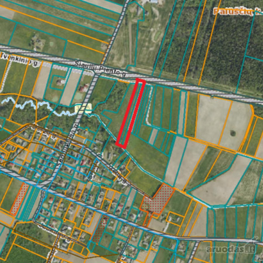Parduodamas 0,3807 ha žemės ūkio paskirties