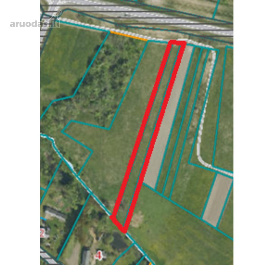 Parduodamas 0,3807 ha žemės ūkio paskirties - nuotraukos Nr. 2