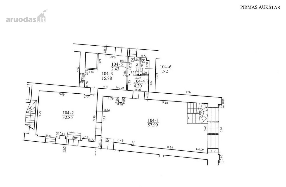 Patalpos autentiškame Vilniaus Senamiesčio - nuotraukos Nr. 17