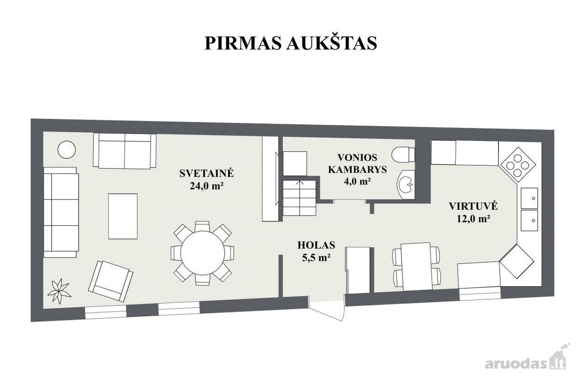 Parduodamas išskirtinis, ypač erdvus butas - nuotraukos Nr. 10
